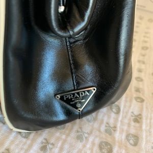 Prada leather handbag *damaged* see photos